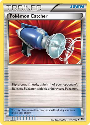 Pokemon Catcher card from XY - BREAKpoint
