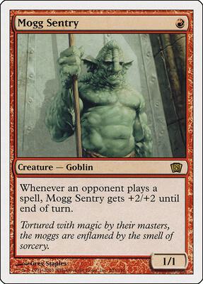 Mogg Sentry card from 8th Edition