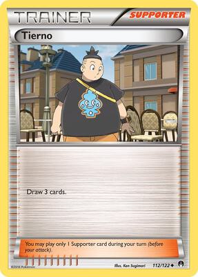 Tierno card from XY - BREAKpoint