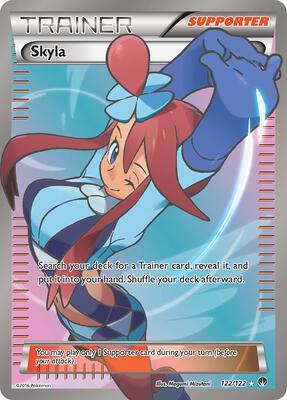 Skyla card from XY - BREAKpoint
