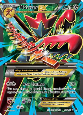 M Scizor EX (Full Art) card from XY - BREAKpoint