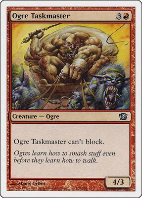 Ogre Taskmaster card from 8th Edition
