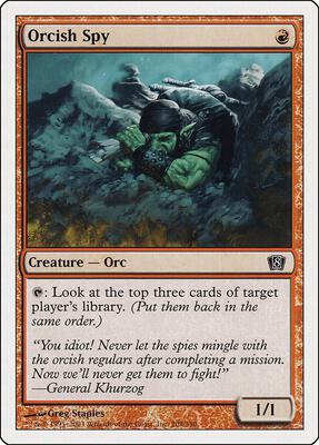 Orcish Spy card from 8th Edition