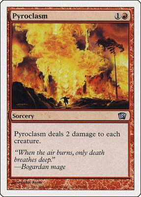 Pyroclasm card from 8th Edition