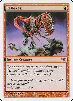 Reflexes card from 8th Edition