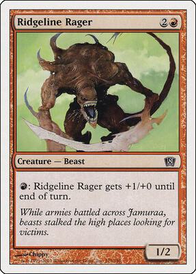 Ridgeline Rager card from 8th Edition