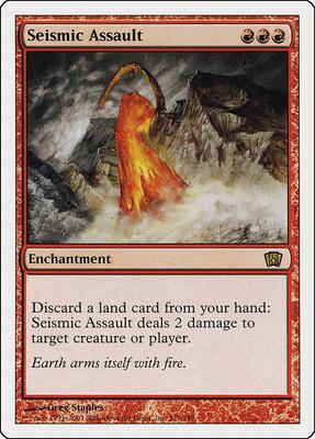 Seismic Assault card from 8th Edition