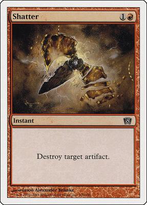 Shatter card from 8th Edition