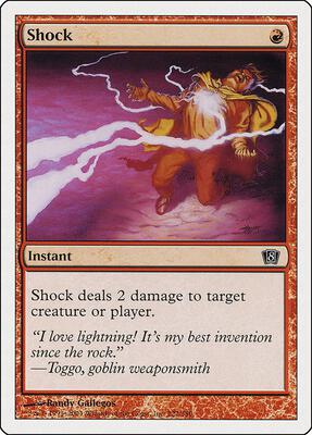 Shock card from 8th Edition