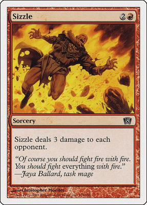 Sizzle card from 8th Edition