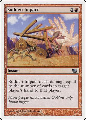 Sudden Impact card from 8th Edition