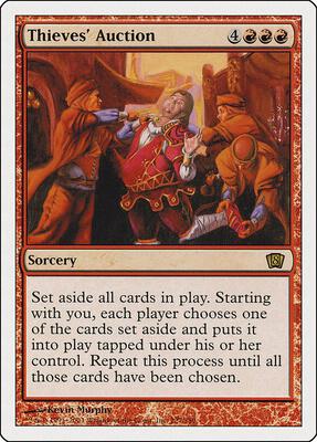 Thieves' Auction card from 8th Edition