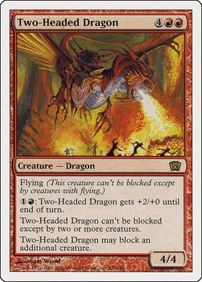Two-Headed Dragon card from 8th Edition
