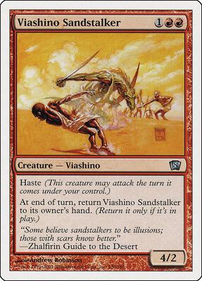 Viashino Sandstalker card from 8th Edition