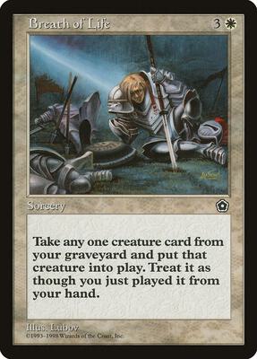 Breath of Life card from Portal Second Age
