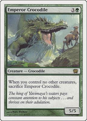 Emperor Crocodile card from 8th Edition