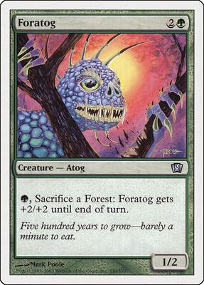 Foratog card from 8th Edition