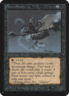 Frozen Shade card from Alpha Edition