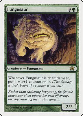 Fungusaur card from 8th Edition