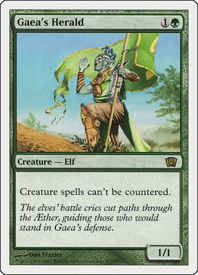 Gaea's Herald card from 8th Edition