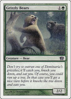 Grizzly Bears card from 8th Edition
