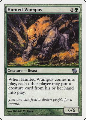 Hunted Wumpus card from 8th Edition
