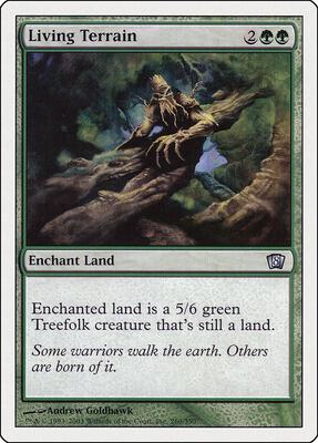 Living Terrain card from 8th Edition