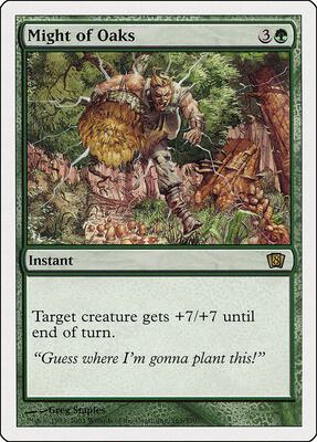 Might of Oaks card from 8th Edition