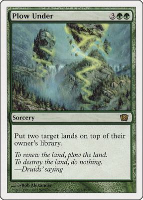 Plow Under card from 8th Edition