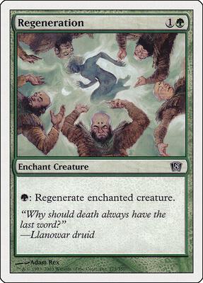 Regeneration card from 8th Edition