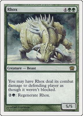 Rhox card from 8th Edition
