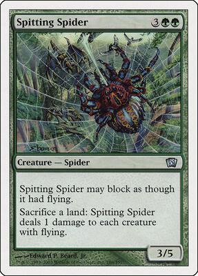Spitting Spider card from 8th Edition