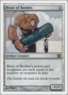 Beast of Burden card from 8th Edition