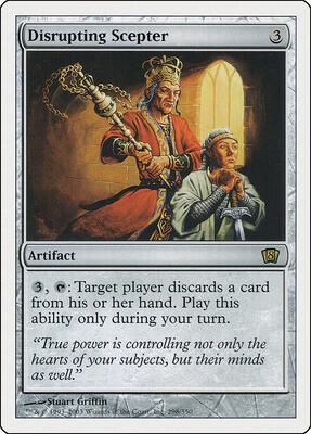 Disrupting Scepter card from 8th Edition