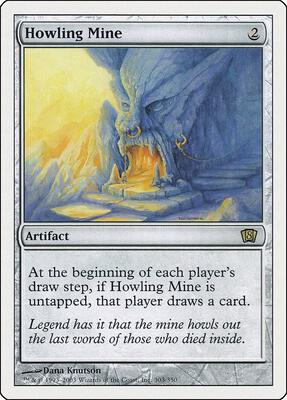 Howling Mine card from 8th Edition