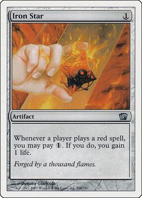Iron Star card from 8th Edition