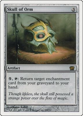 Skull of Orm card from 8th Edition