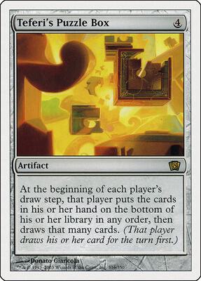 Teferi's Puzzle Box card from 8th Edition