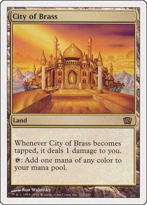 City of Brass card from 8th Edition