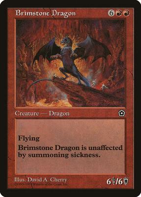 Brimstone Dragon card from Portal Second Age
