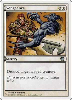 Vengeance card from 8th Edition