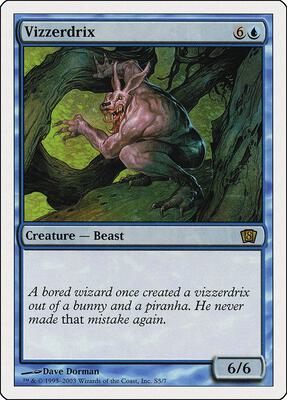Vizzerdrix card from 8th Edition