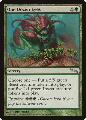 One Dozen Eyes card from Mirrodin