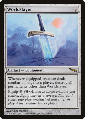 Worldslayer card from Mirrodin