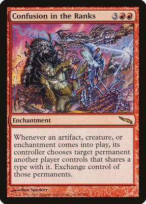 Confusion in the Ranks card from Mirrodin