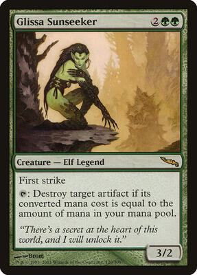 Glissa Sunseeker card from Mirrodin