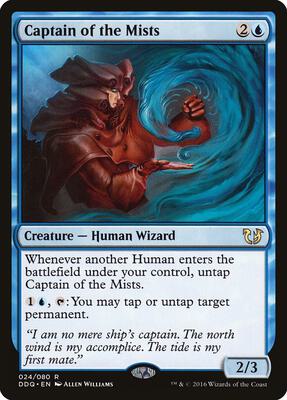 Captain of the Mists card from Duel Decks: Blessed vs. Cursed