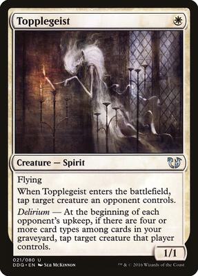 Topplegeist card from Duel Decks: Blessed vs. Cursed