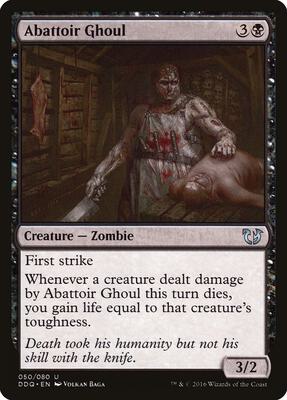 Abattoir Ghoul card from Duel Decks: Blessed vs. Cursed