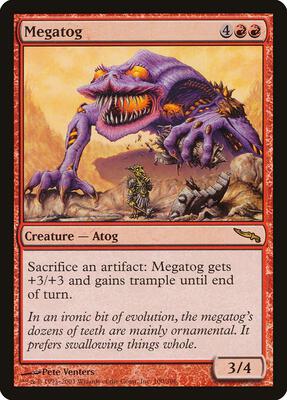 Megatog card from Mirrodin